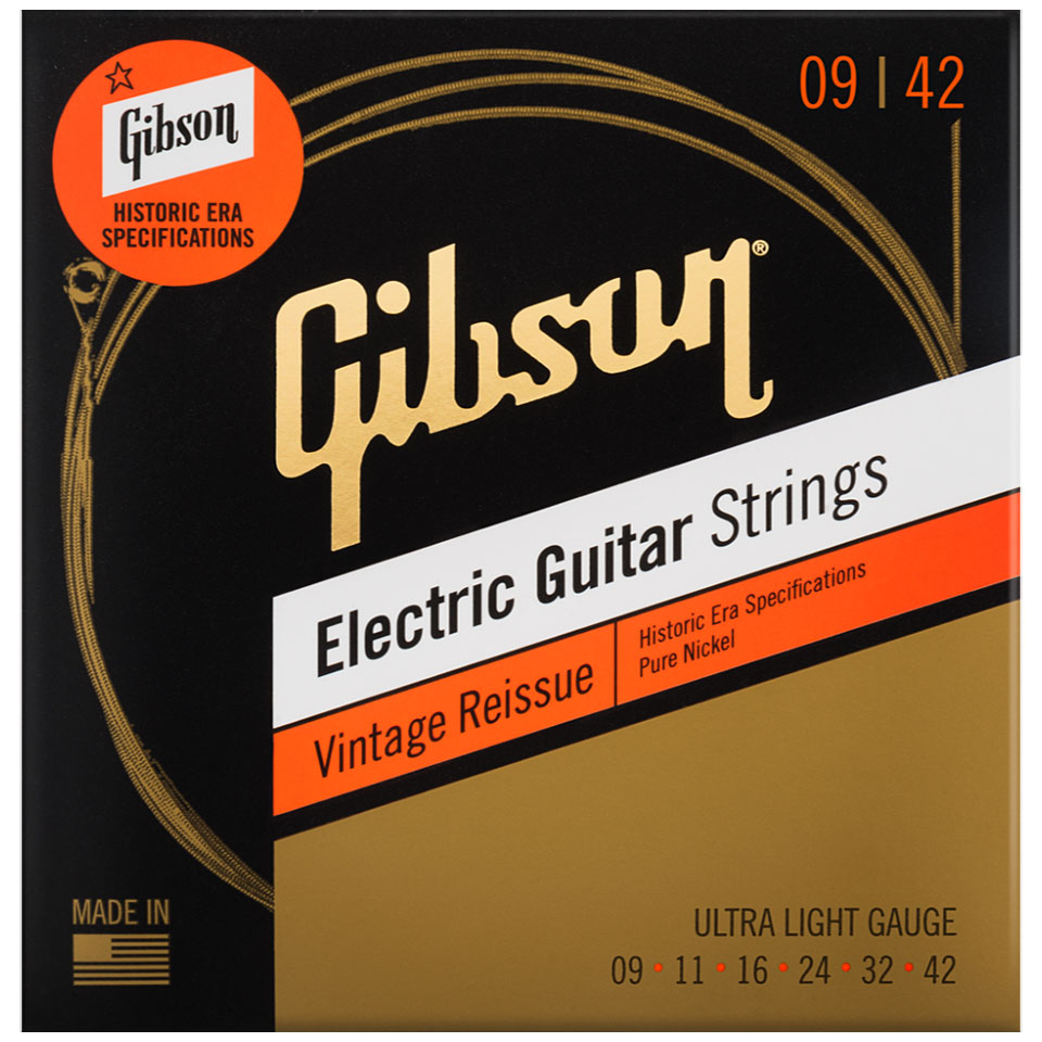 Gibson HVR 9, 009-042, Vintage Reissue Saiten E-Gitarre von Gibson