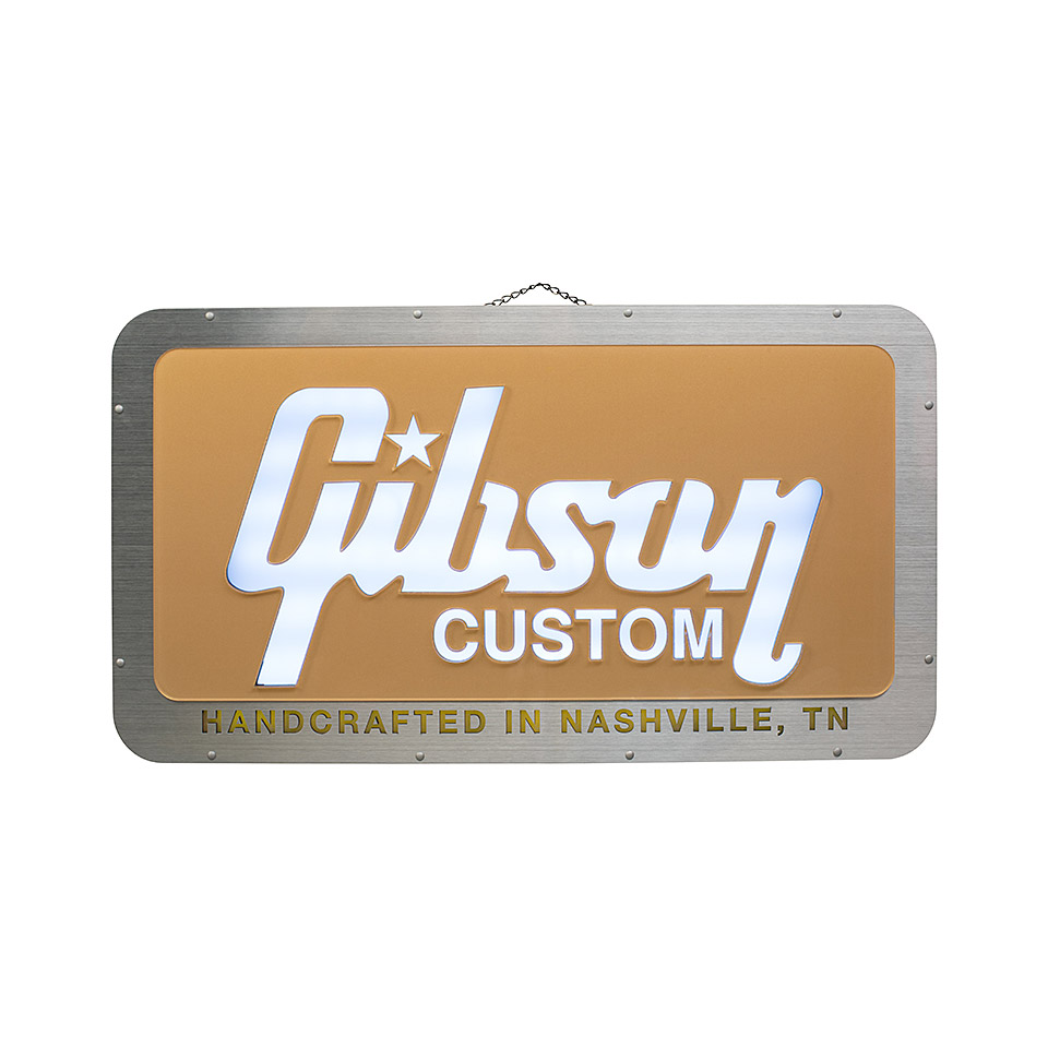 Gibson Logo LED Gibson Custom Logo Geschenkartikel von Gibson