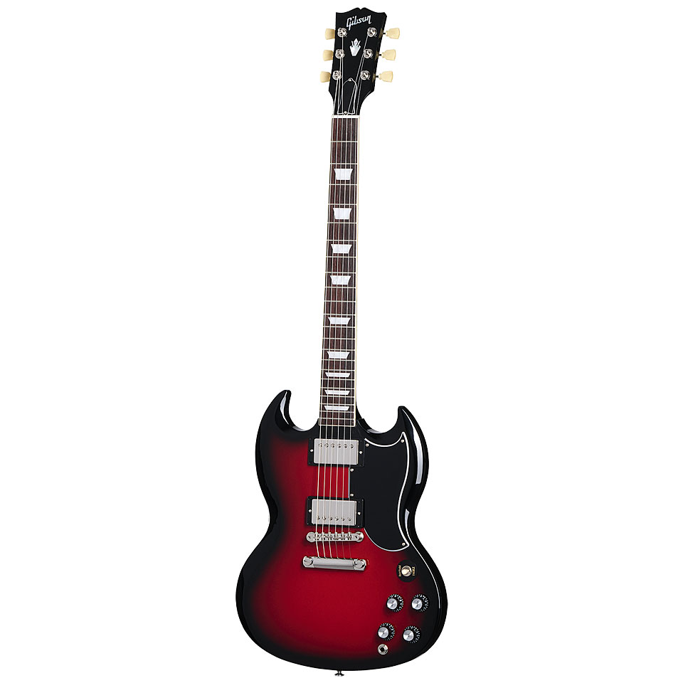 Gibson SG Standard '61 Cardinal Red Burst E-Gitarre Gibson SG Standard '61 Cardinal Red Burst E-Gitarre von Gibson