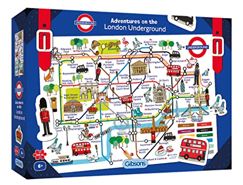 Gibsons Adventures on The London Underground Jigsaw Puzzle (250 XL Pieces) von Gibsons