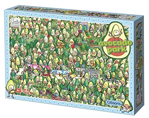 Gibsons G1044 White Logo Collection Kids Avocado Park 250 Extra großes Puzzleteil von Gibsons