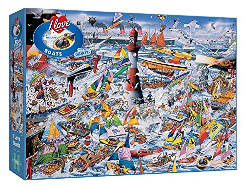 Gibsons Puzzle – I Love Boote (1000 Stück) von Gibsons