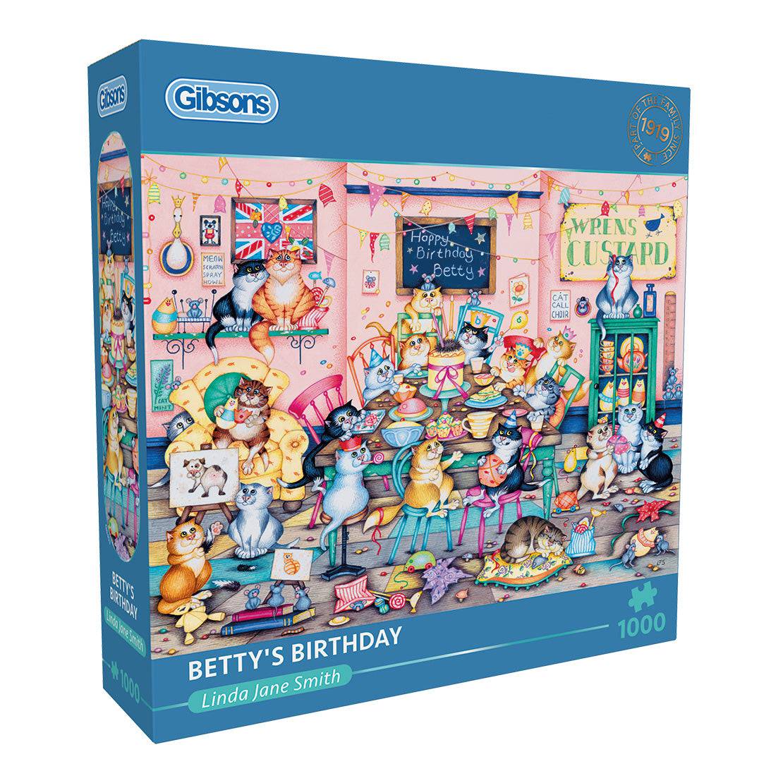 Gibsons Puzzle 1000 Teile - Betty's Birthday - von Gibsons Puzzle