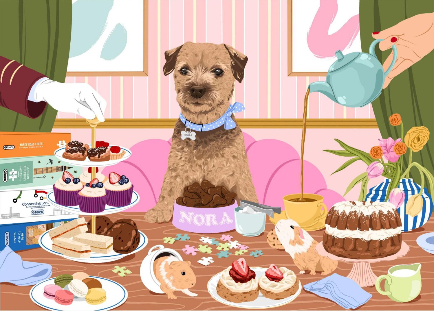 Gibsons Puzzle 1000 Teile – Nibbles with Nora - Gibsons Puzzle 1000 Teile – Nibbles with Nora - von Gibsons Puzzle