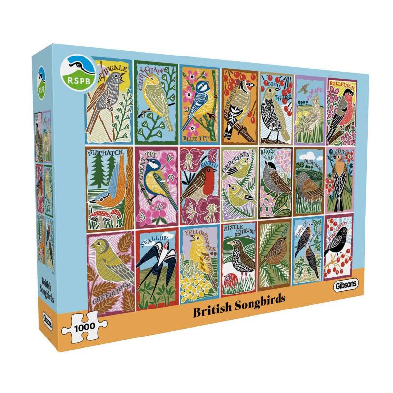 Gibsons Puzzle 1000 Teile - RSPB British Songbirds - von Gibsons Puzzle