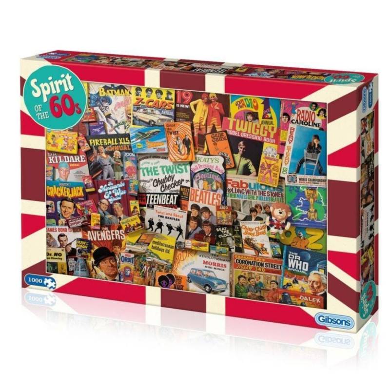 Gibsons Puzzle 1000 Teile – Spirit of the 60s - von Gibsons Puzzle