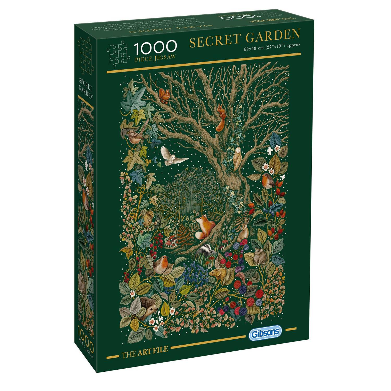 Gibsons Puzzle 1000 Teile – The Art File: Secret Garden  - von Gibsons Puzzle