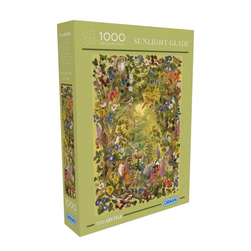 Gibsons Puzzle 1000 Teile - The Art File: Sunlight Glade - von Gibsons Puzzle