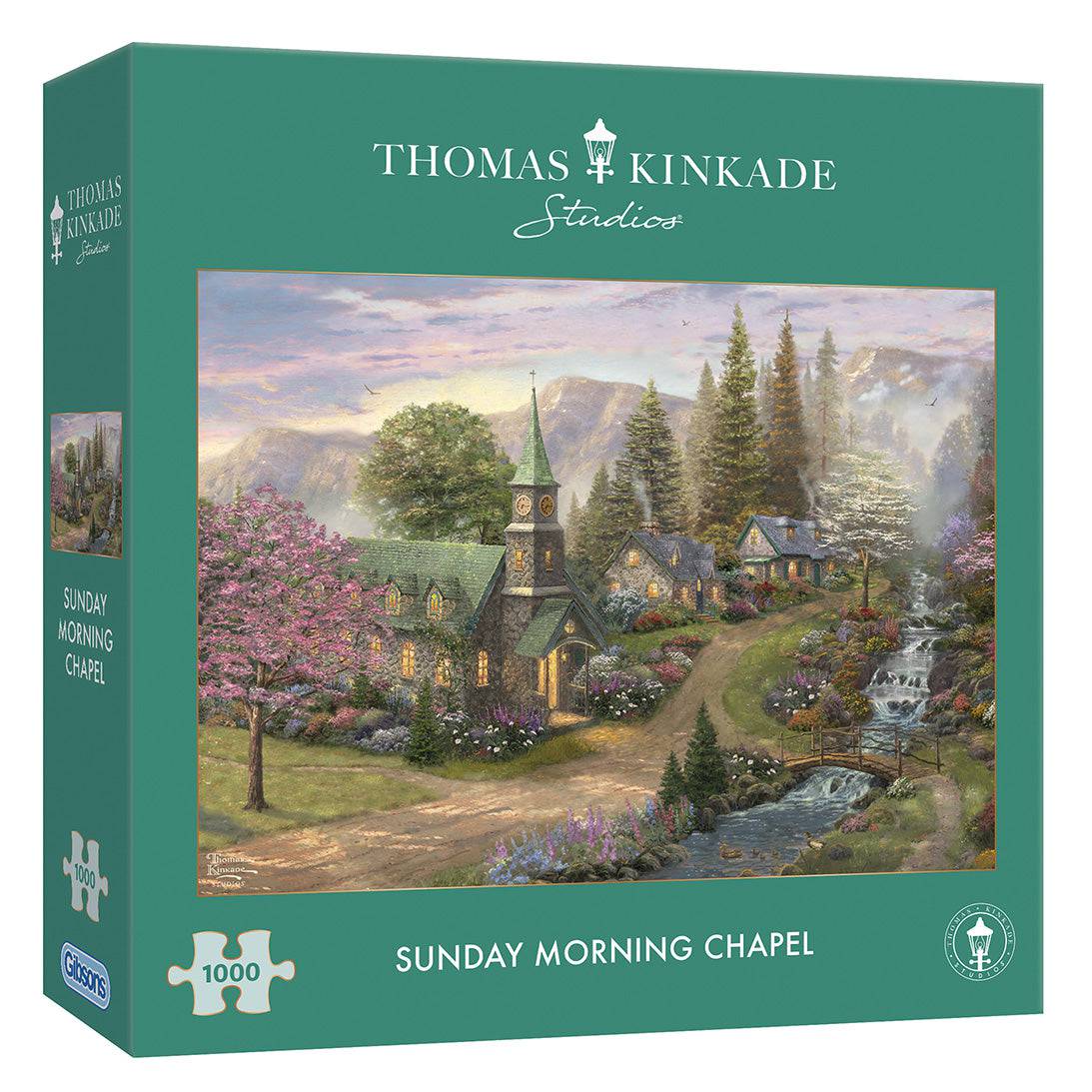 Gibsons Puzzle 1000 Teile - Thomas Kinkade: Sunday Morning Chapel - Gibsons Puzzle 1000 Teile - Thomas Kinkade: Sunday Morning Chapel - von Gibsons Puzzle