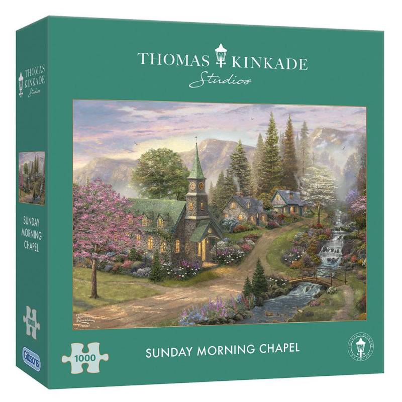 Gibsons Puzzle 1000 Teile - Thomas Kinkade: Sunday Morning Chapel - Gibsons Puzzle 1000 Teile - Thomas Kinkade: Sunday Morning Chapel - von Gibsons Puzzle