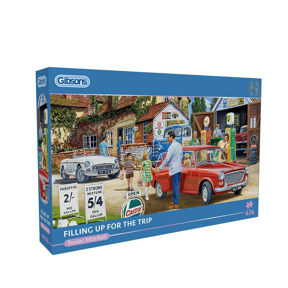 Gibsons Puzzle 636 Teile - Filling Up for the Trip - Gibsons Puzzle 636 Teile - Filling Up for the Trip - von Gibsons Puzzle