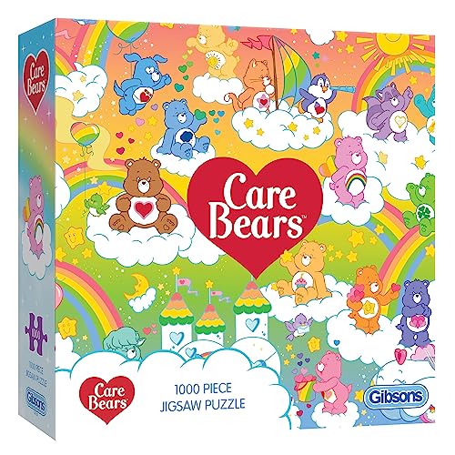 Care Bears | 1000 Teile Puzzle, preisgekröntes Puzzle, nachhaltiges Puzzle für Erwachsene, 100% recyceltes Premium-Karton, tolles Geschenk für Erwachsene, Gibsons Games von Gibsons