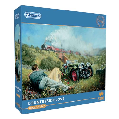 Gibsons Countryside Love, 500-teiliges Puzzle, nostalgisches, romantisches Puzzle, nachhaltiges Puzzle für Erwachsene und Teenager, 100 % recyceltes Premium-Karton, tolles Geschenk, Gibsons Games von Gibsons
