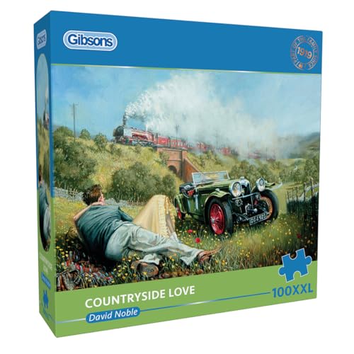 Countryside Love 100XXL Puzzle, Nostalgisches Puzzle, extra großes Puzzle, 100 % recyceltes Premium-Karton, tolles Geschenk für Erwachsene Gibsons Games Countryside Love 100XXL Puzzle, Nostalgisches Puzzle, extra großes Puzzle, 100 % recyceltes Premium-Karton, tolles Geschenk für Erwachsene Gibsons Games von Gibsons