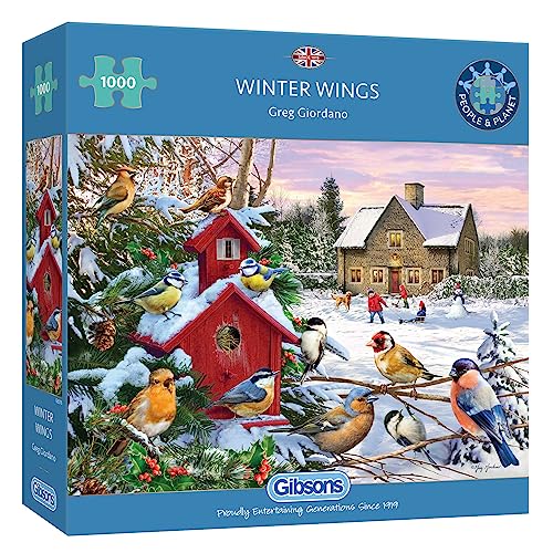 GIBOSNS GAMES G6376 Winter Puzzle von Gibsons