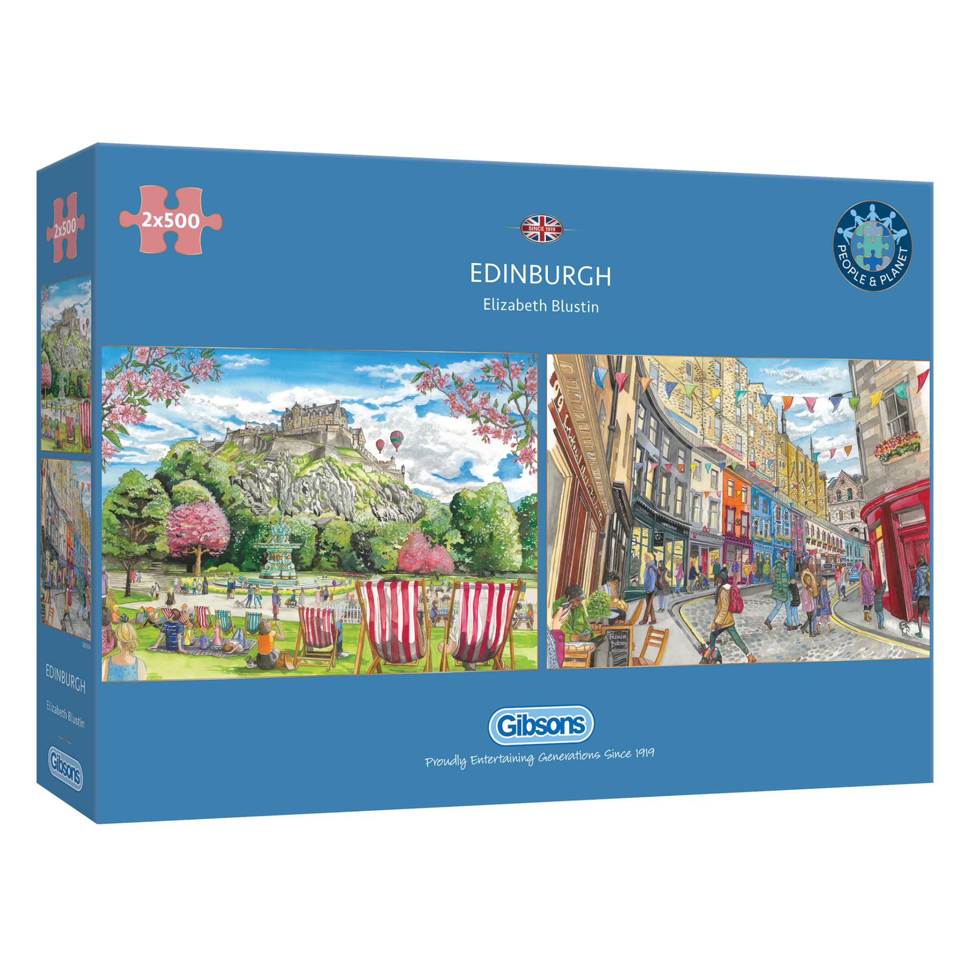 Gibsons 2 Puzzles - Edinburgh 500 Teile Puzzle Gibsons-G5064 Gibsons 2 Puzzles - Edinburgh 500 Teile Puzzle Gibsons-G5064 von Gibsons