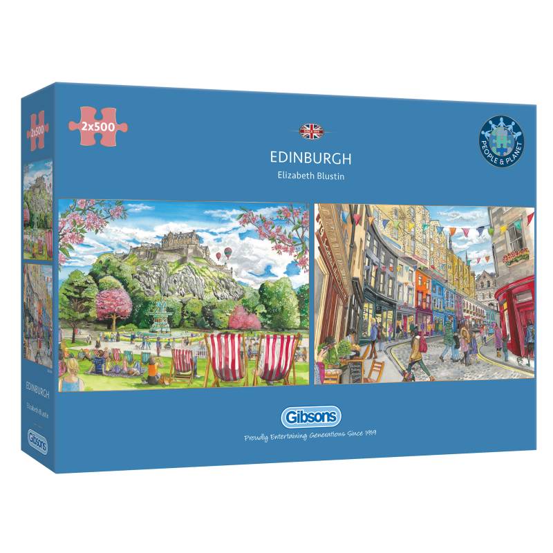 Gibsons 2 Puzzles - Edinburgh 500 Teile Puzzle Gibsons-G5064 Gibsons 2 Puzzles - Edinburgh 500 Teile Puzzle Gibsons-G5064 von Gibsons