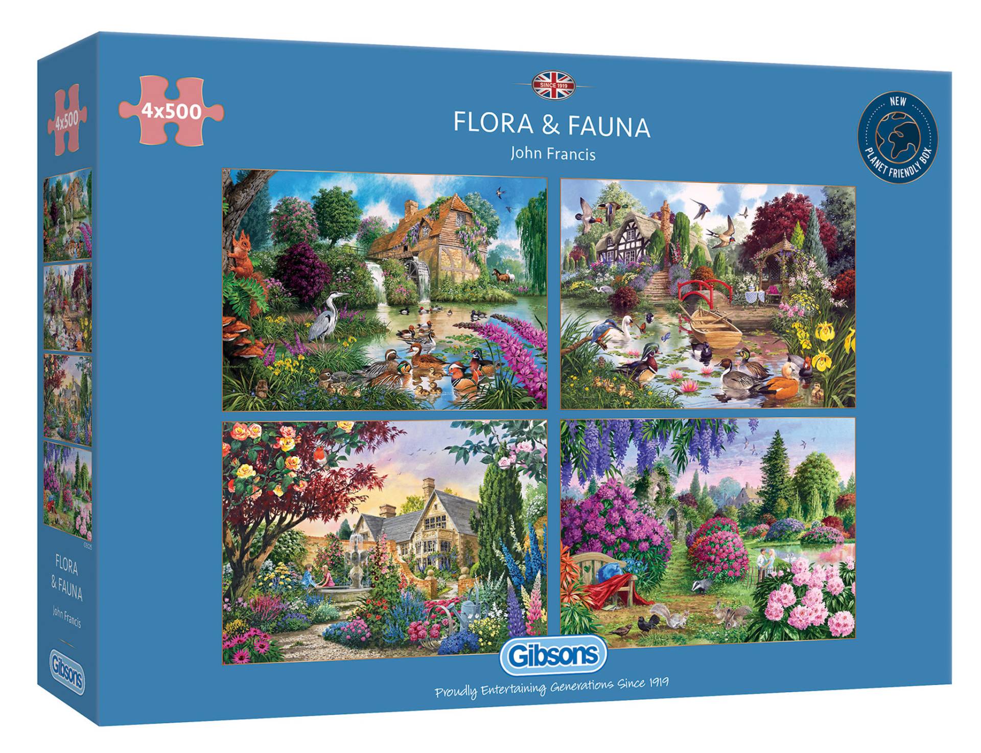 Gibsons 4 Puzzles - John Francis: Flora und Fauna 500 Teile Puzzle Gibsons-G5025 Gibsons 4 Puzzles - John Francis: Flora und Fauna 500 Teile Puzzle Gibsons-G5025 von Gibsons