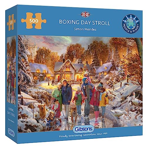 Gibsons 500-teiliges Puzzle, Weihnachts-Puzzle, nachhaltiges Puzzle, für Erwachsene, Teenager, Premium-Puzzle, 100 % recyceltes Brett, tolles Geschenk, Gibsons Spiele Gibsons 500-teiliges Puzzle, Weihnachts-Puzzle, nachhaltiges Puzzle, für Erwachsene, Teenager, Premium-Puzzle, 100 % recyceltes Brett, tolles Geschenk, Gibsons Spiele von Gibsons