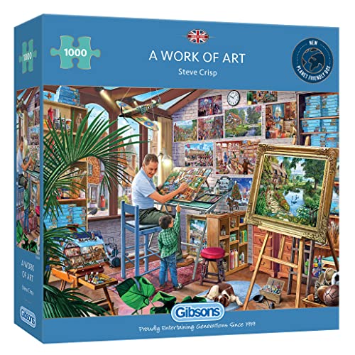 Gibsons EIN Kunstwerk Puzzle mit 1000 Teilen von Gibsons