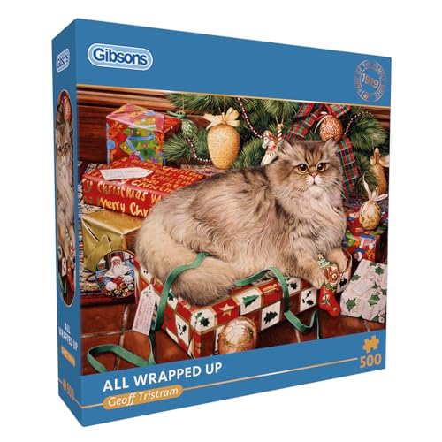Gibsons All Wrapped Up 500 Teile Puzzle für Erwachsene Weihnachten Festliche Magie | Katze Tier Thema | Nachhaltiges Premium-Puzzle 100% recyceltes Brett Tolles Geschenk Gibsons Spiele Gibsons All Wrapped Up 500 Teile Puzzle für Erwachsene Weihnachten Festliche Magie | Katze Tier Thema | Nachhaltiges Premium-Puzzle 100% recyceltes Brett Tolles Geschenk Gibsons Spiele von Gibsons