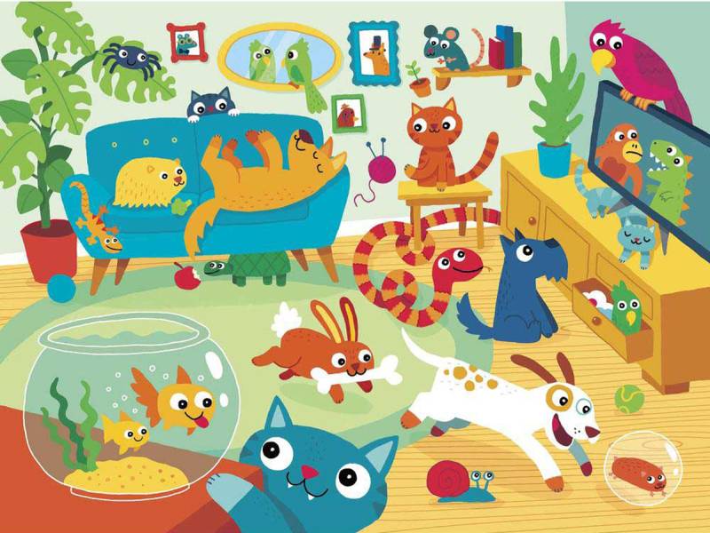 Gibsons Animal Party 24 Teile Puzzle Gibsons-G1036 von Gibsons