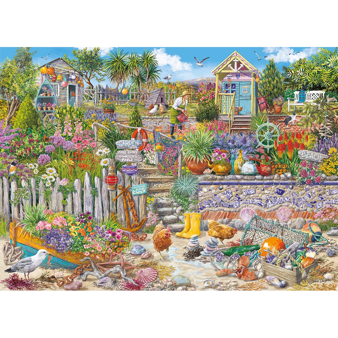 Gibsons Beachcomber's Garden 1000 Teile Puzzle Gibsons-G6411 Gibsons Beachcomber's Garden 1000 Teile Puzzle Gibsons-G6411 von Gibsons