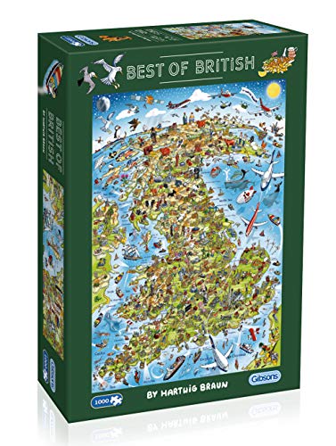 Gibsons Best of British Puzzle (1000 Teile) von Gibsons