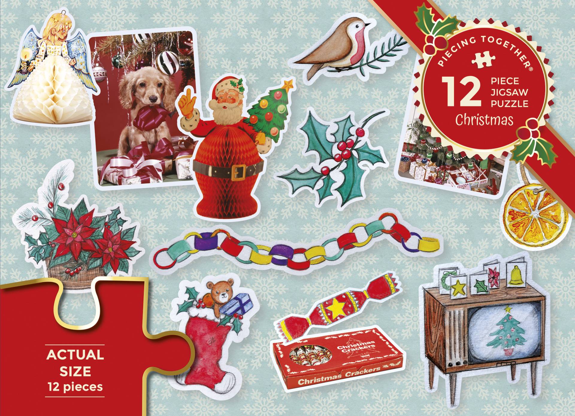 Gibsons Christmas 12 Teile Puzzle Gibsons-G2261 von Gibsons