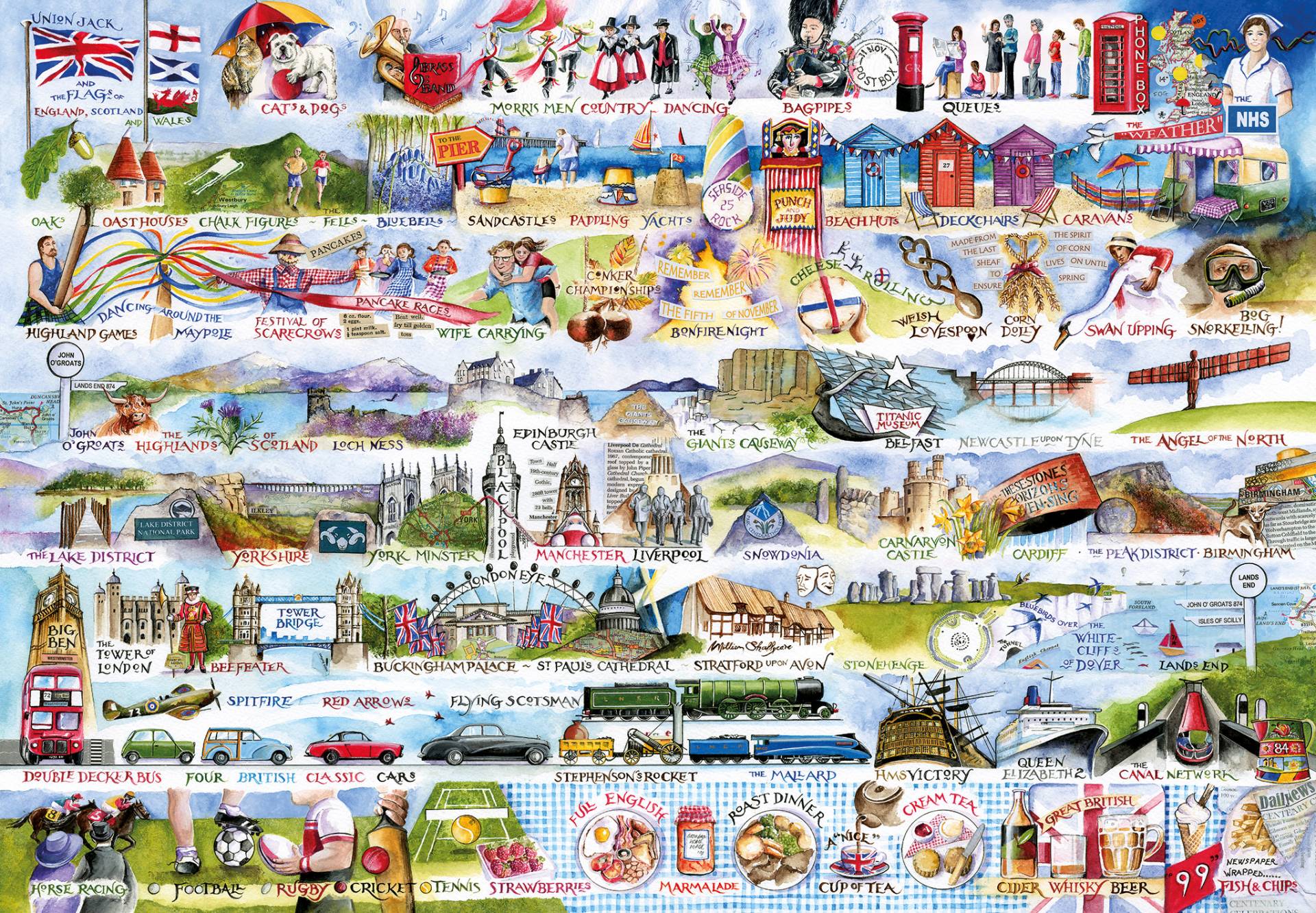 Gibsons Cream Teas & Queuing 2000 Teile Puzzle Gibsons-G8019 Gibsons Cream Teas & Queuing 2000 Teile Puzzle Gibsons-G8019 von Gibsons