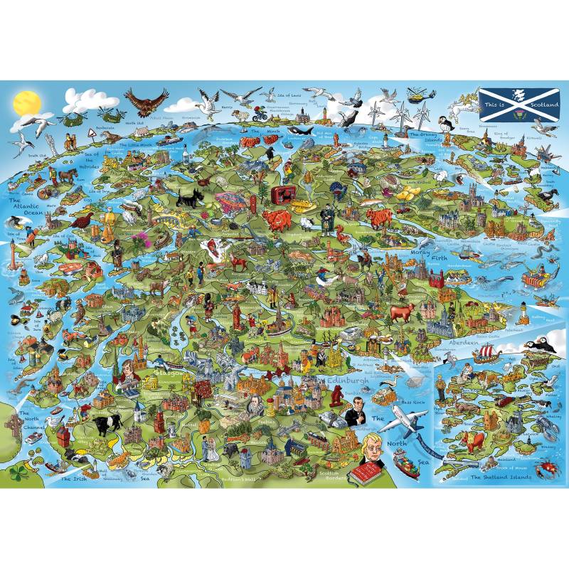 Gibsons Das ist Schottland 1000 Teile Puzzle Gibsons-G6360 von Gibsons