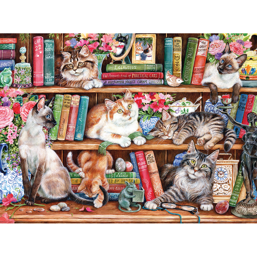 Gibsons Der Kater zurück im Buch 1000 Teile Puzzle Gibsons-G6404 Gibsons Der Kater zurück im Buch 1000 Teile Puzzle Gibsons-G6404 von Gibsons