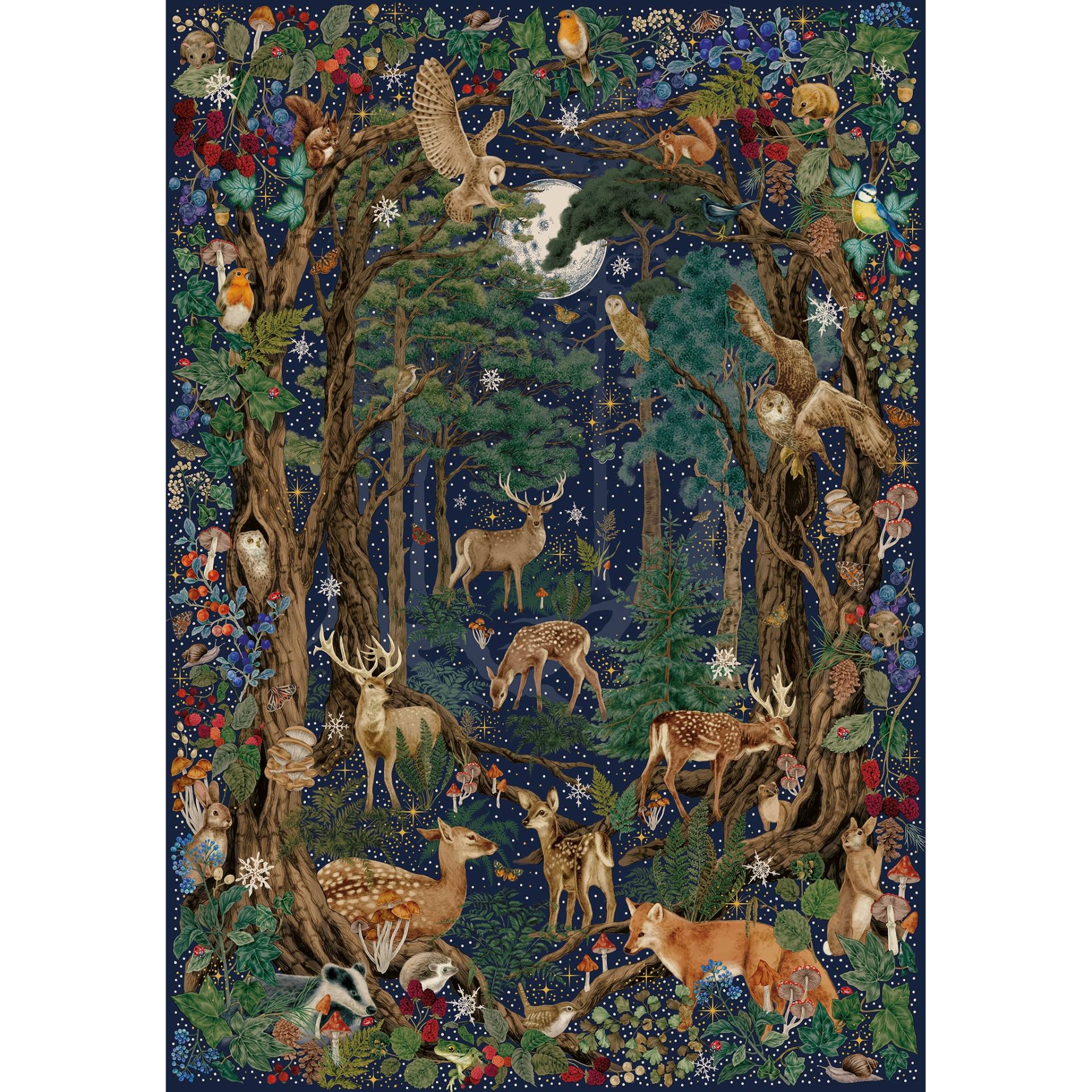 Gibsons Die Kunstakte: In Den Wald 1000 Teile Puzzle Gibsons-G7211 von Gibsons