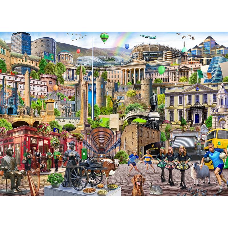 Gibsons Dublin Ruft 1000 Teile Puzzle Gibsons-G6391 von Gibsons