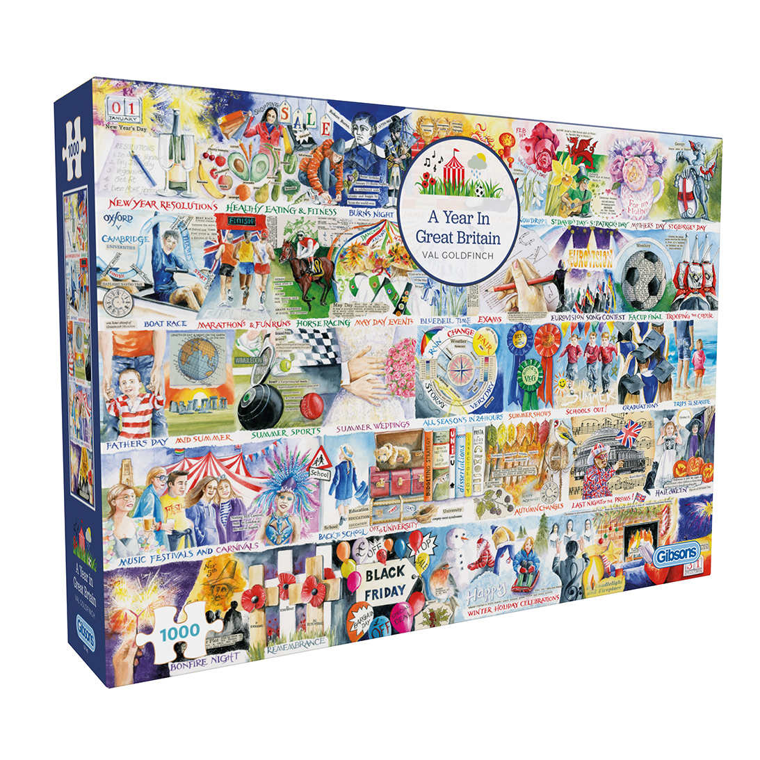 Gibsons Ein Jahr in Großbritannien 1000 Teile Puzzle Gibsons-G7140 Gibsons Ein Jahr in Großbritannien 1000 Teile Puzzle Gibsons-G7140 von Gibsons