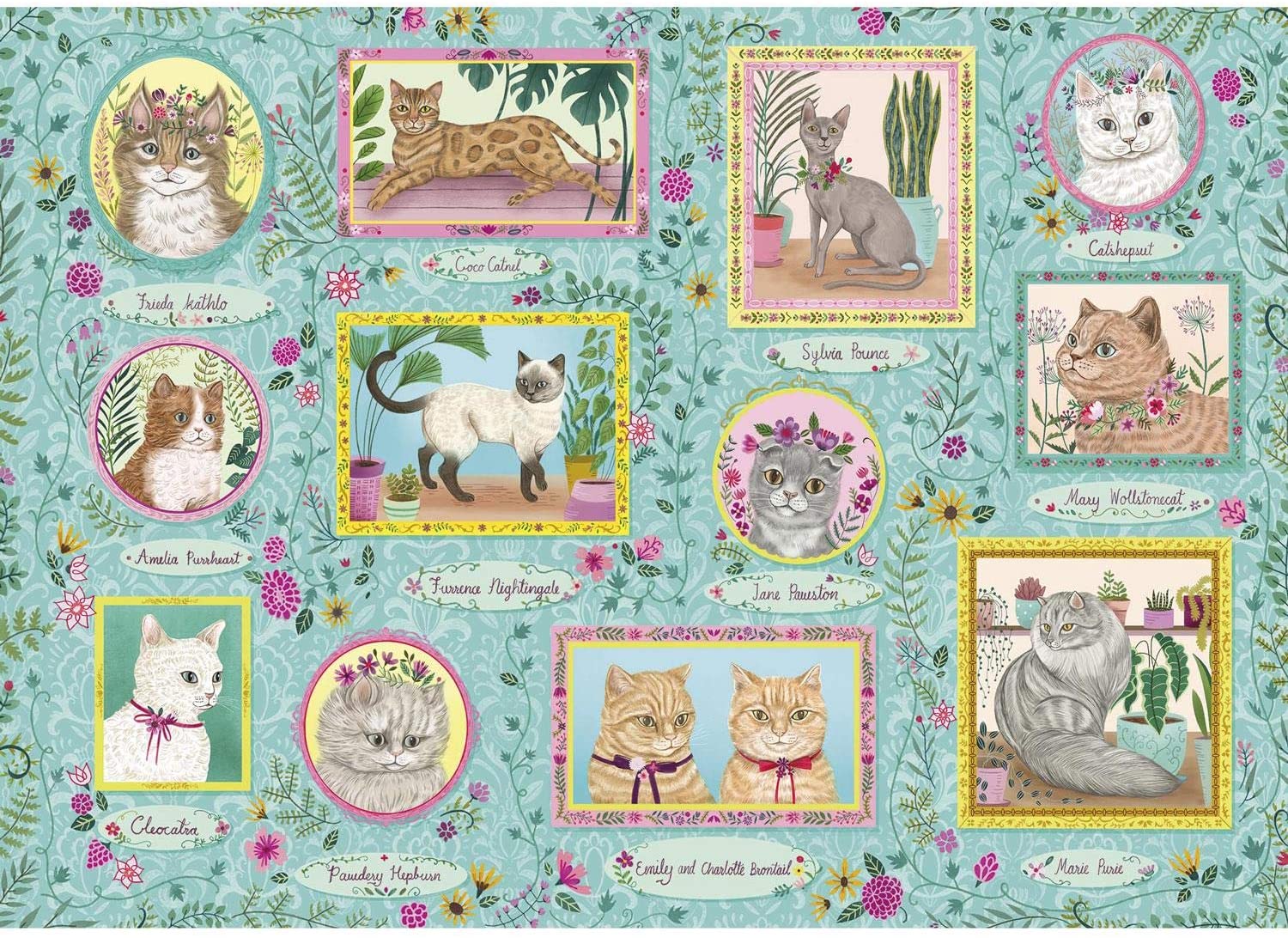 Gibsons Famous Felines 1000 Teile Puzzle Gibsons-G6603 Gibsons Famous Felines 1000 Teile Puzzle Gibsons-G6603 von Gibsons