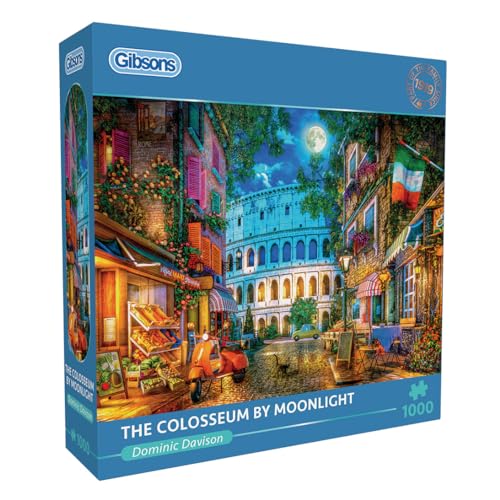Gibsons Games | Das Kolosseum von Moonlight | 1000 Teile Puzzle für Erwachsene | Rom | Nachhaltiges Premium 100% recyceltes Brett | Tolles Geschenk Gibsons Games | Das Kolosseum von Moonlight | 1000 Teile Puzzle für Erwachsene | Rom | Nachhaltiges Premium 100% recyceltes Brett | Tolles Geschenk von Gibsons