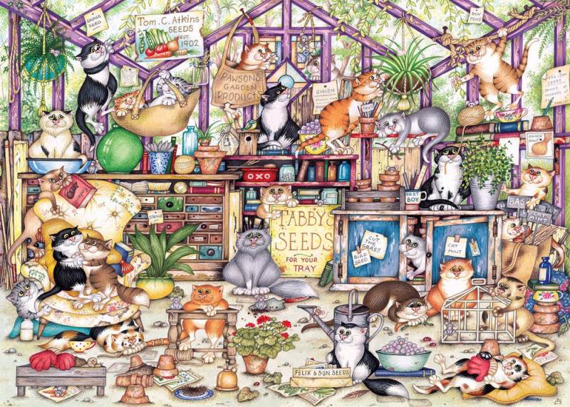 Gibsons Gerty's Garden Retreat 1000 Teile Puzzle Gibsons-G6324 von Gibsons