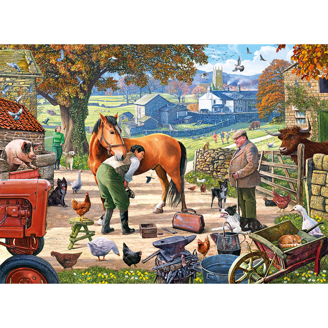 Gibsons Hufschmied auf dem Bauernhof 500 Teile Puzzle Gibsons-G3154 Gibsons Hufschmied auf dem Bauernhof 500 Teile Puzzle Gibsons-G3154 von Gibsons