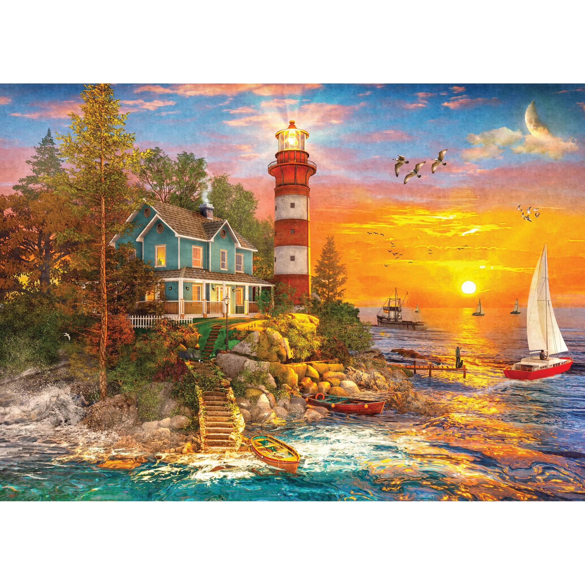 Gibsons Leuchtturminsel 500 Teile Puzzle Gibsons-G3147 Gibsons Leuchtturminsel 500 Teile Puzzle Gibsons-G3147 von Gibsons