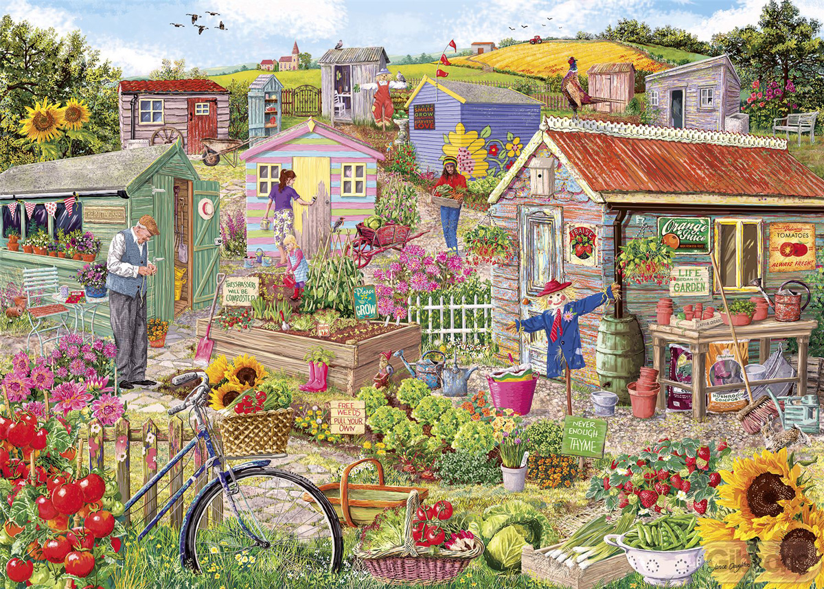Gibsons Life on the Allotment 1000 Teile Puzzle Gibsons-G6334 Gibsons Life on the Allotment 1000 Teile Puzzle Gibsons-G6334 von Gibsons