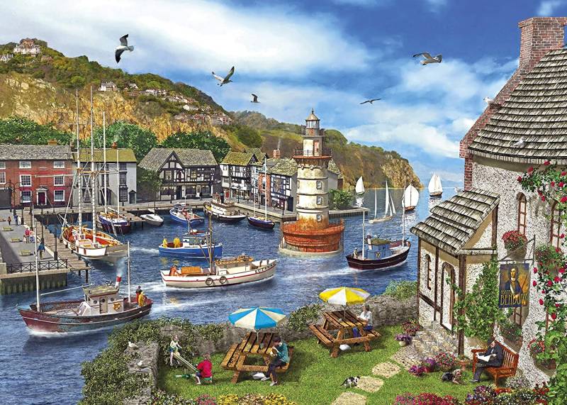 Gibsons Lighthouse Bay 1000 Teile Puzzle Gibsons-G6285 von Gibsons