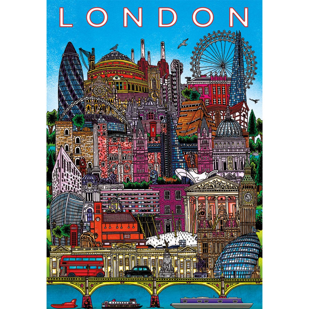 Gibsons Londoner Stadtbild 500 Teile Puzzle Gibsons-G3447 Gibsons Londoner Stadtbild 500 Teile Puzzle Gibsons-G3447 von Gibsons