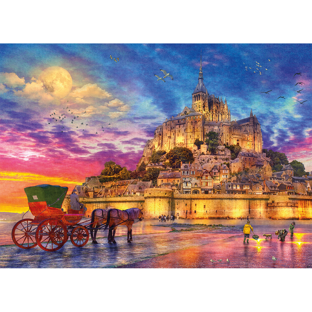 Gibsons Mont Saint-Michel 1000 Teile Puzzle Gibsons-G6408 Gibsons Mont Saint-Michel 1000 Teile Puzzle Gibsons-G6408 von Gibsons
