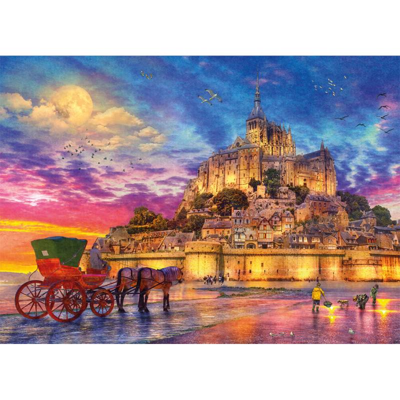 Gibsons Mont Saint-Michel 1000 Teile Puzzle Gibsons-G6408 von Gibsons