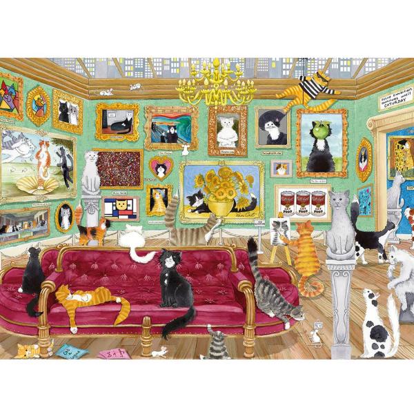 Gibsons Nachts im Miau-Seum 1000 Teile Puzzle Gibsons-G6402 Gibsons Nachts im Miau-Seum 1000 Teile Puzzle Gibsons-G6402 von Gibsons