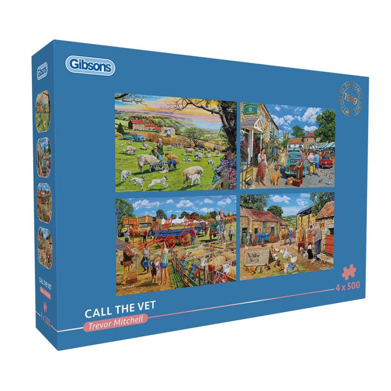 Gibsons Rufen Sie Den Tierarzt An 500 Teile Puzzle Gibsons-G5069 von Gibsons
