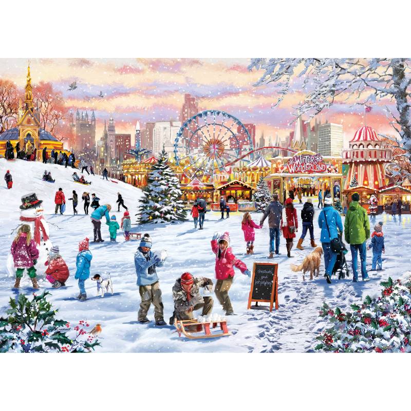 Gibsons Schnee im Hyde Park 1000 Teile Puzzle Gibsons-G6372 Gibsons Schnee im Hyde Park 1000 Teile Puzzle Gibsons-G6372 von Gibsons