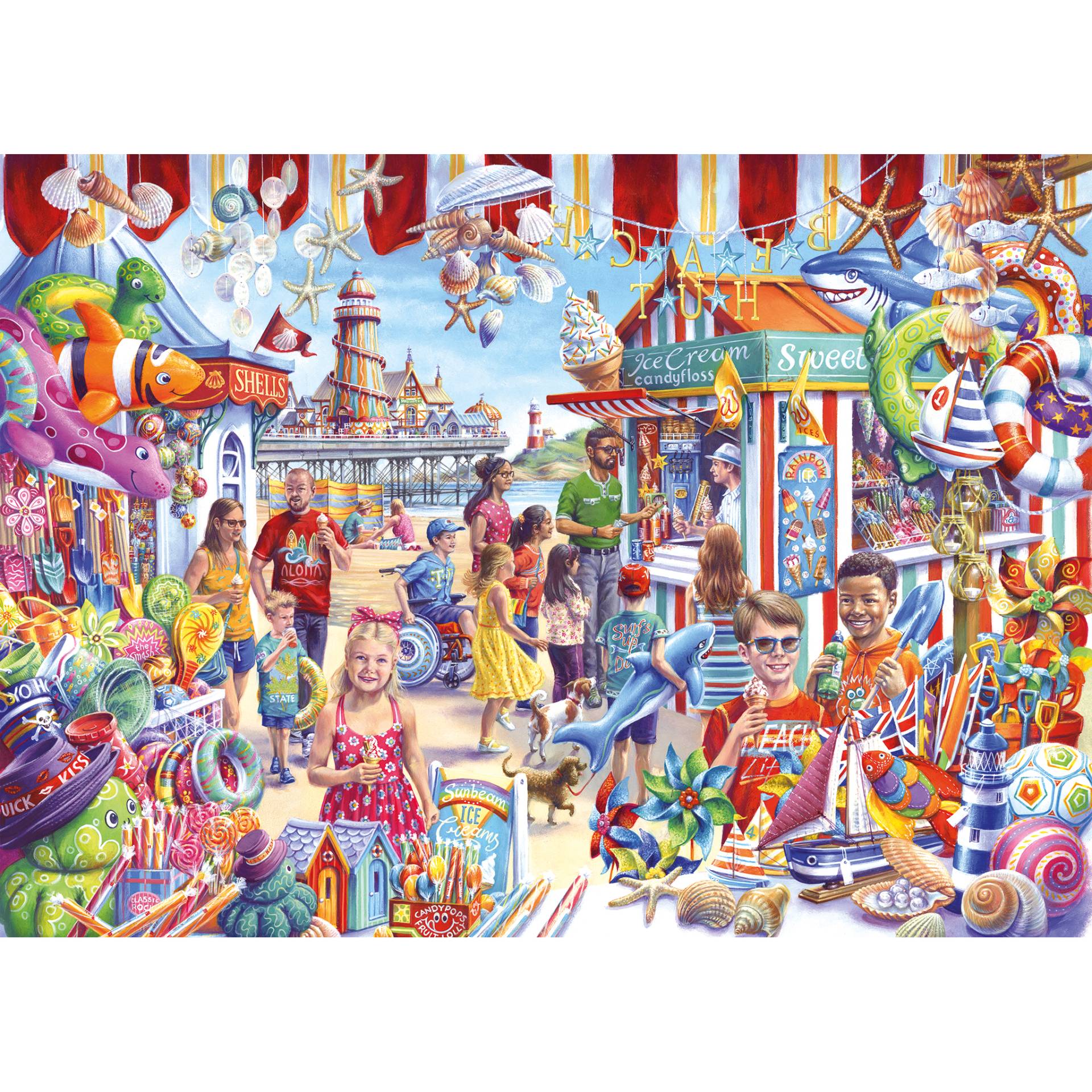 Gibsons Seaside Souvenirs 1000 Teile Puzzle Gibsons-G6358 Gibsons Seaside Souvenirs 1000 Teile Puzzle Gibsons-G6358 von Gibsons