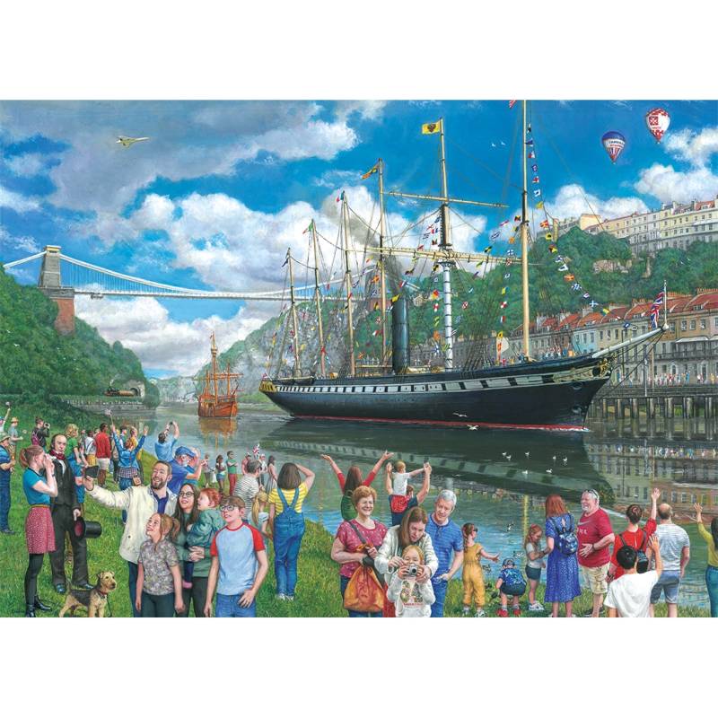 Gibsons Ss Great Britain: Eine Imaginäre Odyssee 1000 Teile Puzzle Gibsons-G7149 von Gibsons